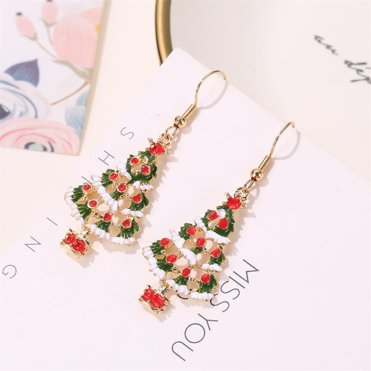 earrings for women fashion jewelry Christmas earrings Gold earrings
