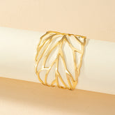 Design Leaf Bracelet For Women Vintage Jewelry S061 Golden Leaves