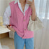 Women Sweaters Wear Korean Style Loose Clothes Pink One Size
