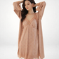 Beige Two-Piece Spring & Summer Lace Pajamas for Women