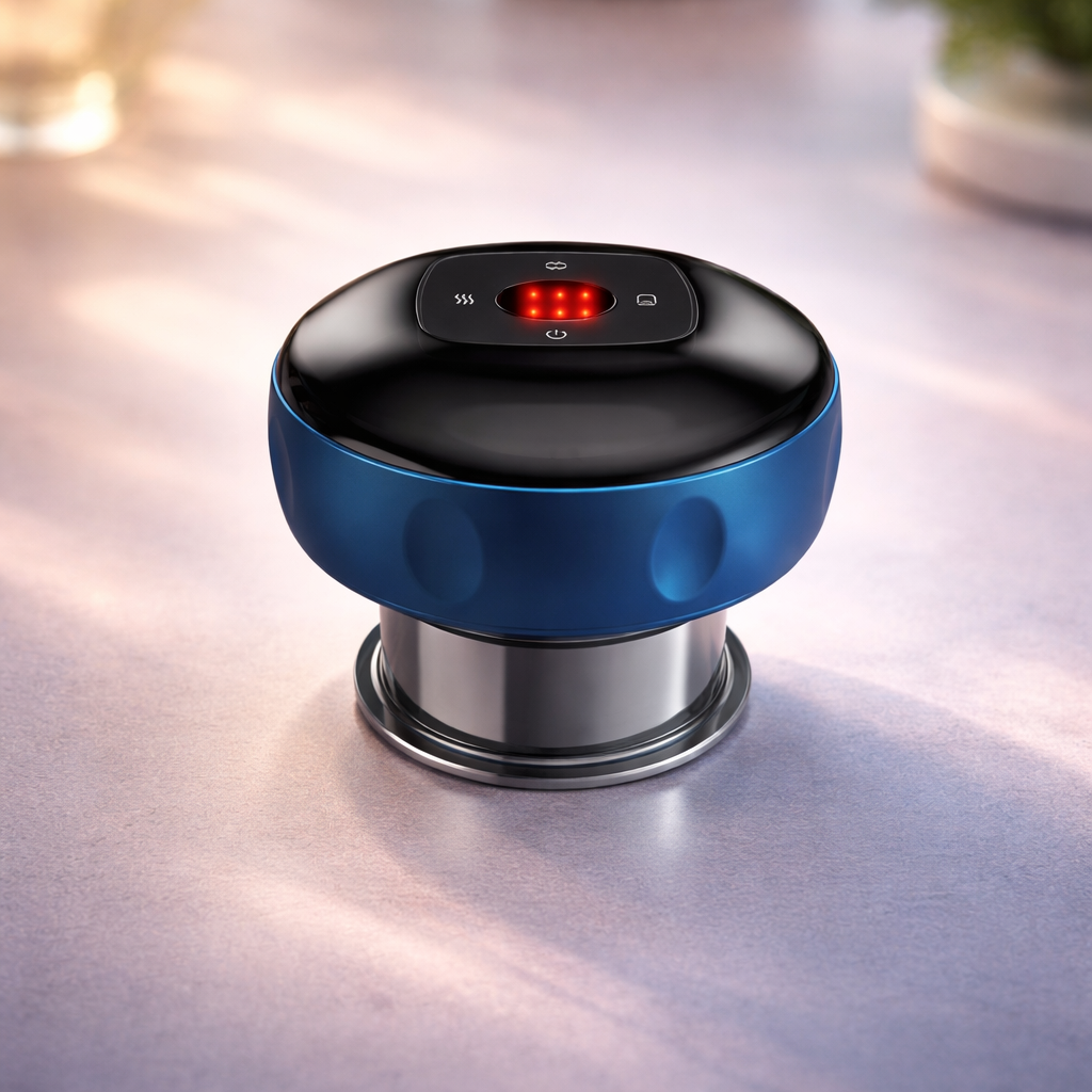 Blue Portable Electric Body Massage Cups