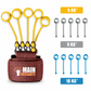Dog training tool with weight indicators on a white background