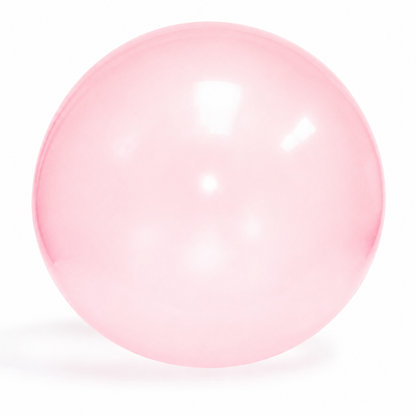 Pink balloon on a white background