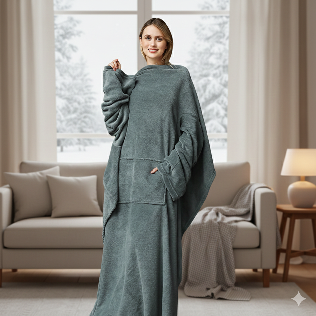 Gray Cozy Robes In Sleepwear & Loungewear