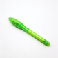 Green pen on a white background