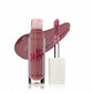 Lip gloss with applicator and swatch on a white background CASHMERE - GREIGE