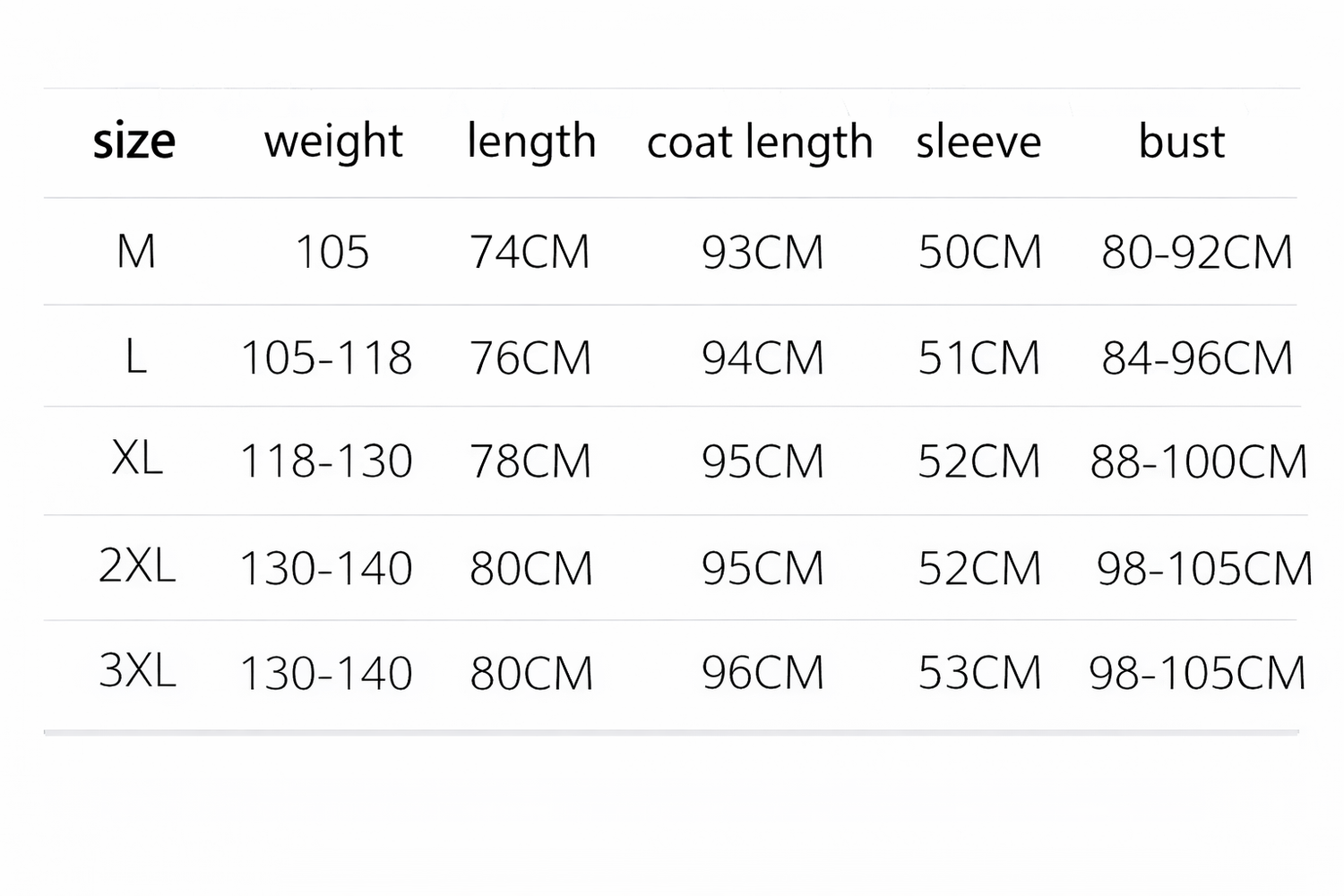Measurements For Women’s Two-Piece Breathable Silk Nightgown