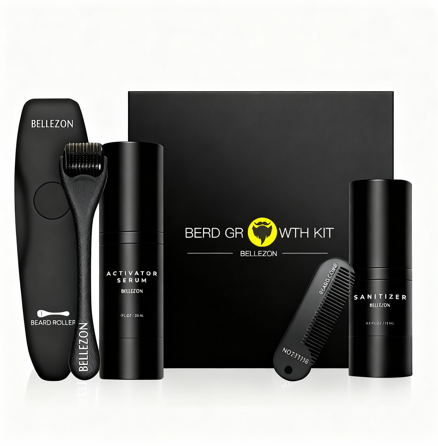 Silver metallic toolbox with a lock on a white background