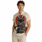 Men’s Japanese Samurai Cat 3D Printed Shirt