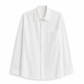 White button-up shirt on a white background