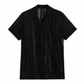 Black textured shirt on a white background