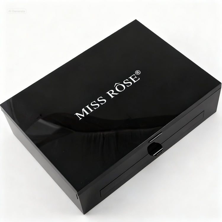 Lanmo lip gloss with star design on a beige background