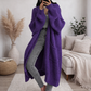 PURPLE Women’s Loose Thick Knit Idle-Style Sweater