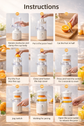 Person using a manual juicer to extract orange juice in a kitchen setting FRESH WHITE
