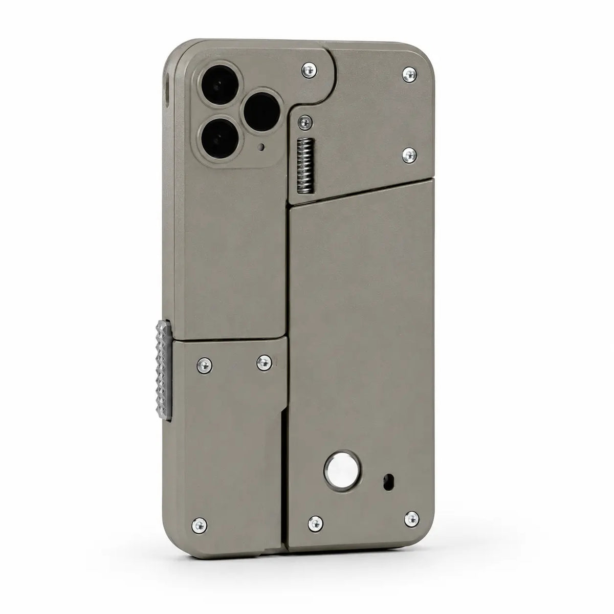 Phone case with unique design on a white background