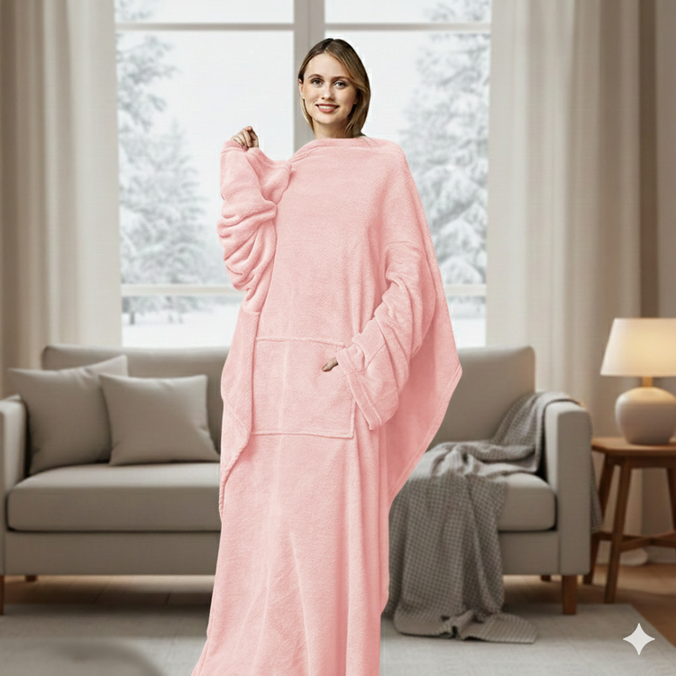 Pink Cozy Robes In Sleepwear & Loungewear