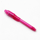 Pink pen on a white background