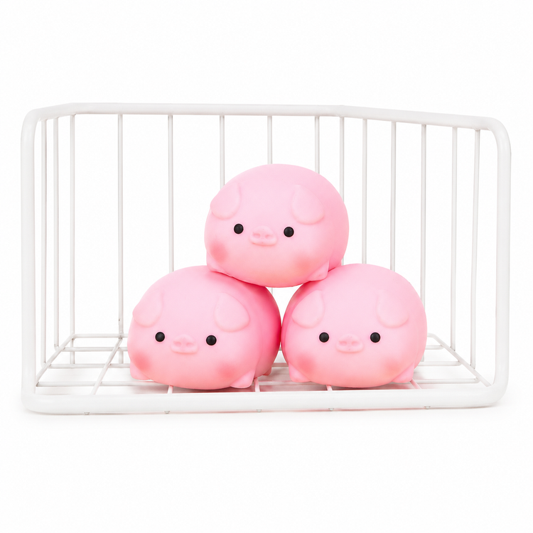 Product Details
Material: TPR
Type: Slow Rebound Squeeze Toy
Design: Cute Chick
Recommended Age: 12 Years and Above
Suitable For: Teens and Adults
Size: 7 × 6 × 6 cm
Available Colors: Wobi Flour Pinnacle, Puppy Pig, Puppy Dog

Key Features
Soft and slow-rising TPR material
Comfortable to squeeze and hold
Helps relieve everyday stress and tension
Lightweight and portable
Durable and reusable
Suitable for home, office, school, or travel
Supports hand grip and finger movement
Ideal as a fun gift for teens and 