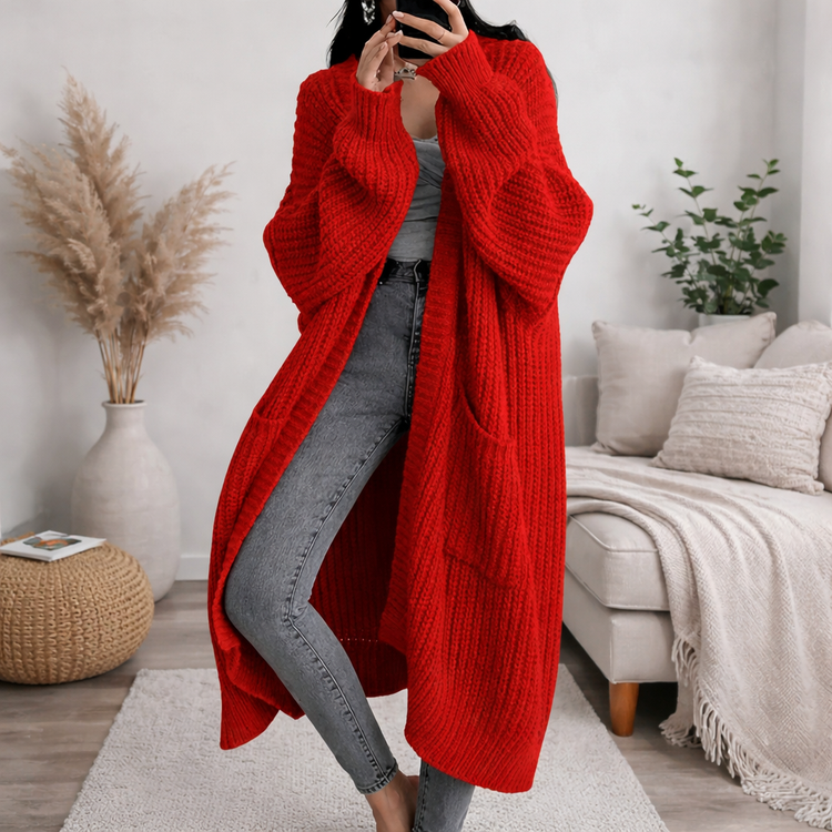 RED Women’s Loose Thick Knit Idle-Style Sweater