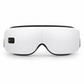 White eye massager with digital display on a white background
