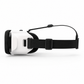 Black and white VR headset on a white background