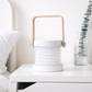 White Portable Foldable Night Light – USB Rechargeable