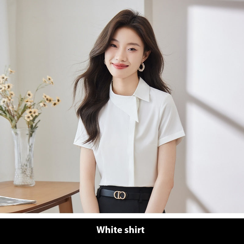 Affordable Luxury Fashion Work Clothes For Women White Shirt