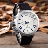 Foreign trade WISH explosion models selling brand men 5-needled automatic mechanical movement watches Mens derivative goods White