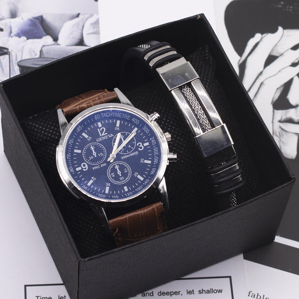 Blue Light Glass Wrist Watch Men New Watches 1style