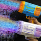 LED Rocket Bubble Toy Gun for Kids