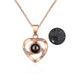 Romantic Projection Pendant Necklace for Women