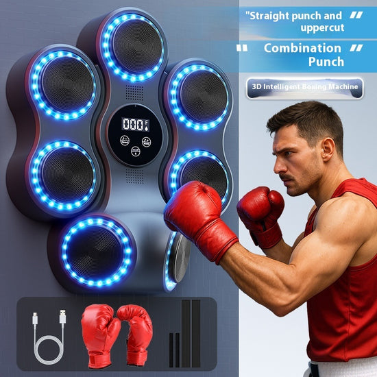 Wall-Mounted Boxing Trainer with Sound
