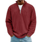 Men’s Corduroy Stand-Collar Zip Sweatshirt
