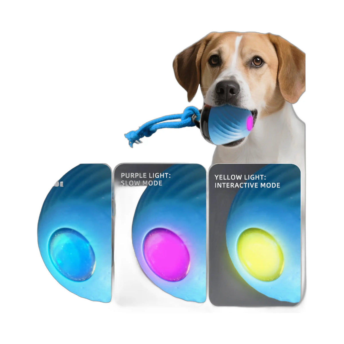 Interactive Dog Toy Ball | 3 Modes — product photo 7