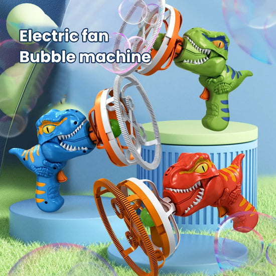 Kids Handheld Dinosaur Bubble Blower