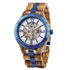 Wooden Automatic Mechanical Watches Men Luxury Q293