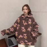 Women Winter Padded Hooded Clothes Trendy Brown
