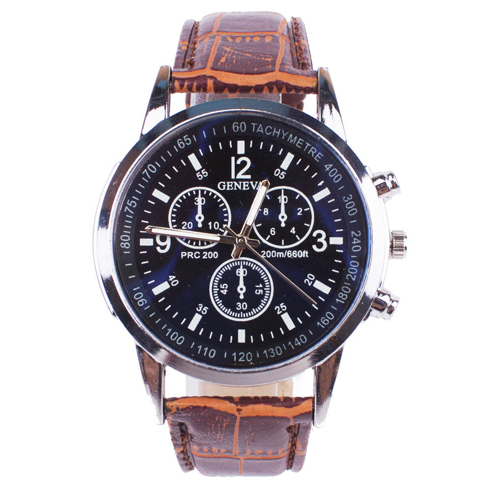 Blue Light Glass Wrist Watch Men New Watches 5style