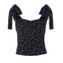 Sexy Women Dot Strap Top Clothes Bodies For Women Black