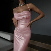 Slim Fit Camisole Gown Dress Women