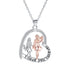 Jewelry Love Sister Ladybro Necklace For Women Rose Gold