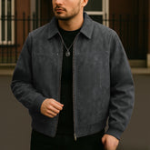 Vintage Brown Lapel Men&