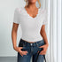 Neckline Cuff Stitching Lace Clothes Spring Women White