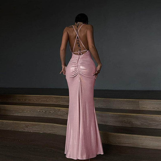 Slim Fit Camisole Gown Dress Women - Esdeepee