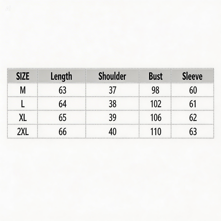 measurements of blouse