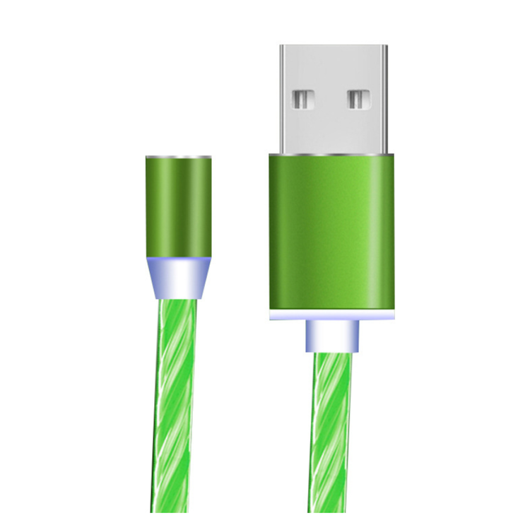 Enhanced product photo of Flowing light magnetic charging cable for all phones