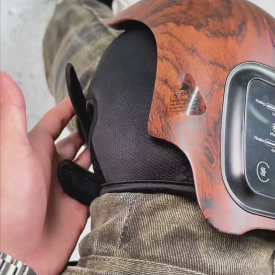 Portable Knee Massager with Heat and Vibration