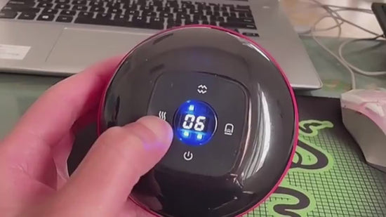 Red Portable Electric Body Massage Cups