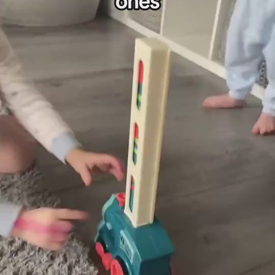 Automatic Domino Laying Train Toy For Kids 11