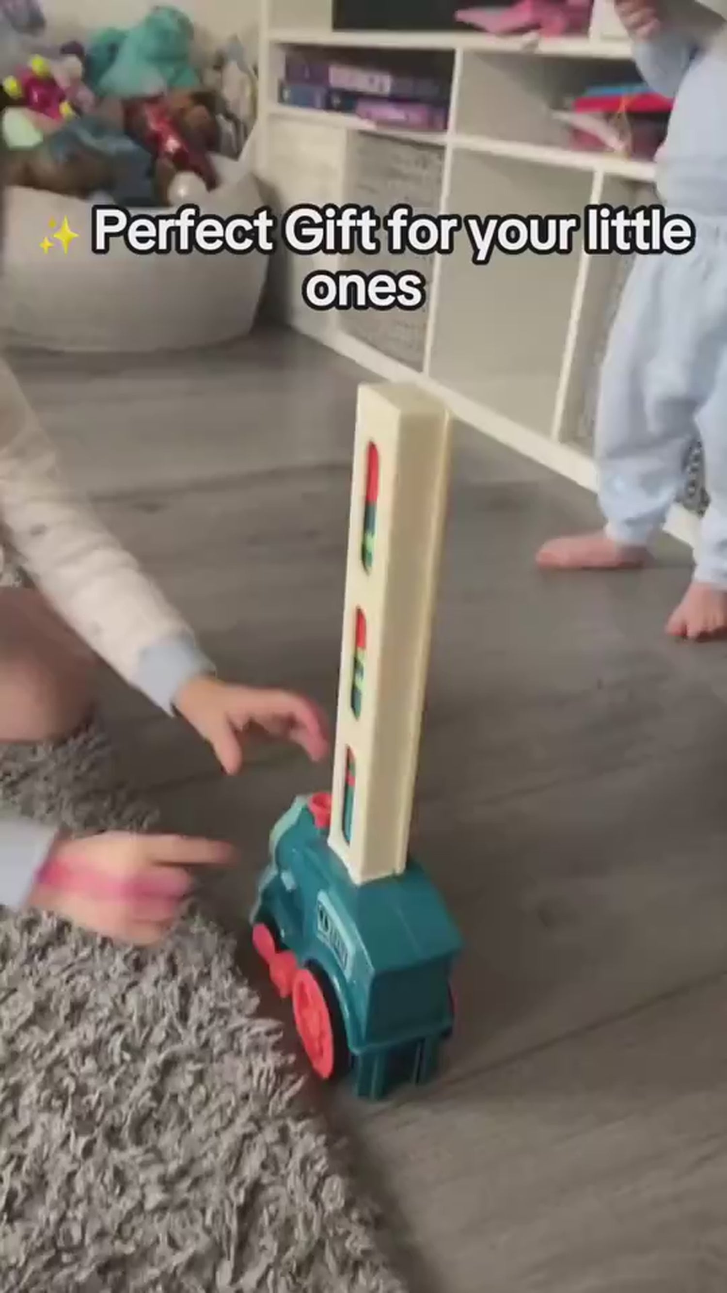 Automatic Domino Laying Train Toy For Kids 11